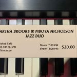 Martha Brooks and Mboys Nicholson nodate ticket